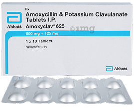 AMOXYCLAV 625mg <br> Amoxycillin & Potassium Clavulanate Tablets (Copy)
